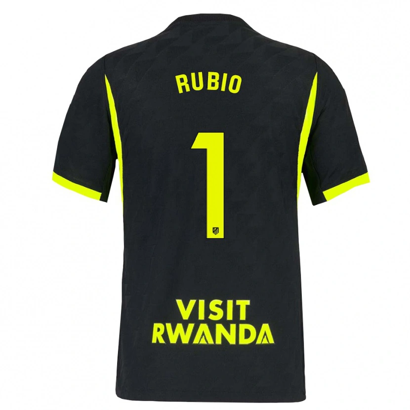 Danxen Mujer Camiseta Dani Rubio #1 Verde Brillante Negro 2ª Equipación 2026/27 La Camisa