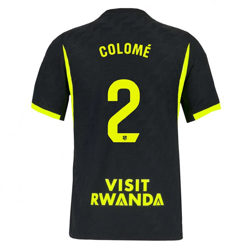 Danxen Mujer Camiseta Jan Colomé #2 Verde Brillante Negro 2ª Equipación 2026/27 La Camisa