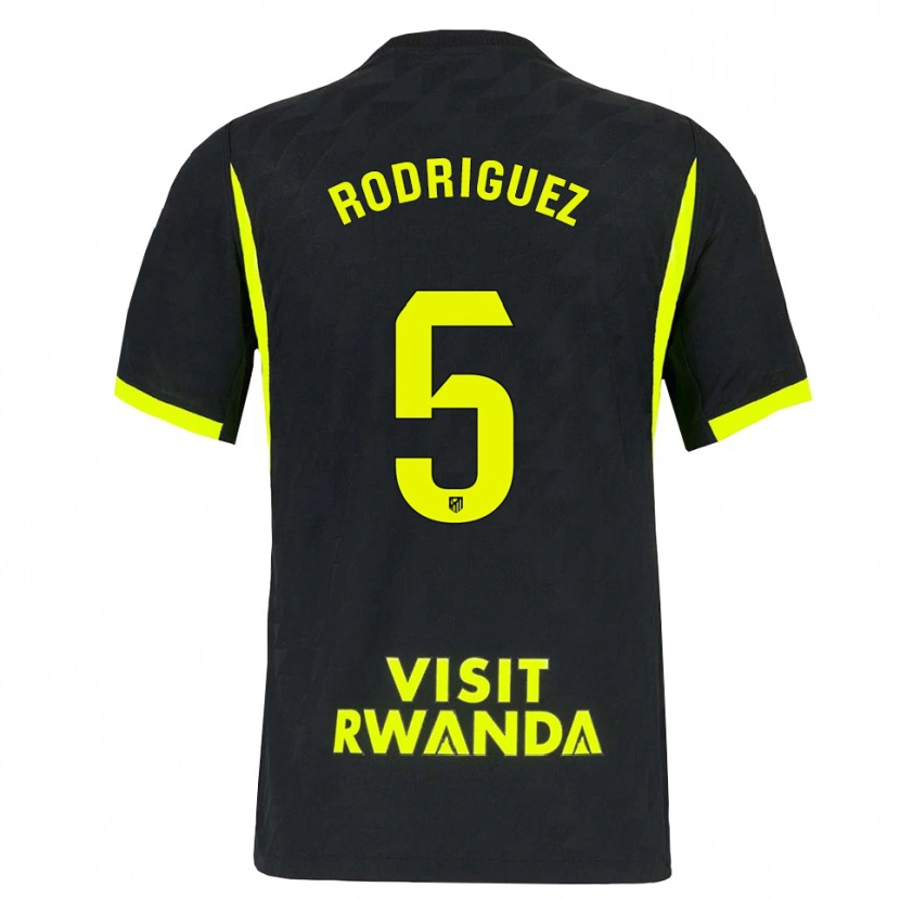 Danxen Mujer Camiseta Cinta Rodriguez #5 Verde Brillante Negro 2ª Equipación 2026/27 La Camisa