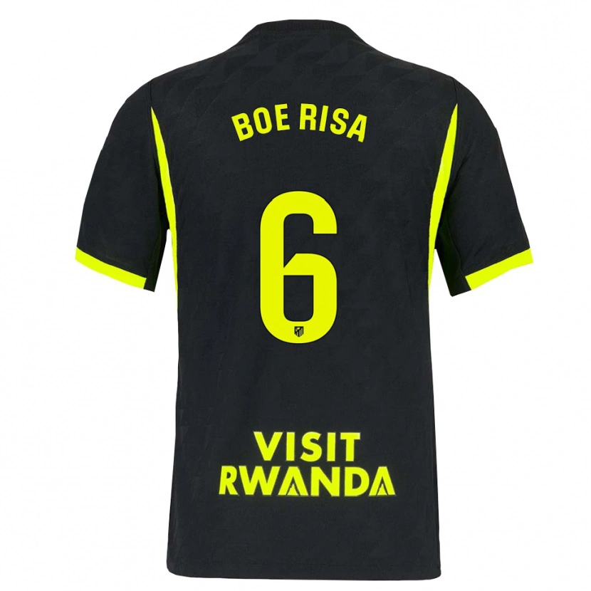 Danxen Mujer Camiseta Vilde Bøe Risa #6 Verde Brillante Negro 2ª Equipación 2026/27 La Camisa