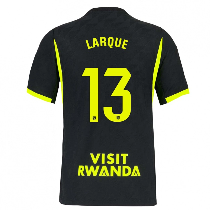 Danxen Mujer Camiseta Patricia Larqué #13 Verde Brillante Negro 2ª Equipación 2026/27 La Camisa