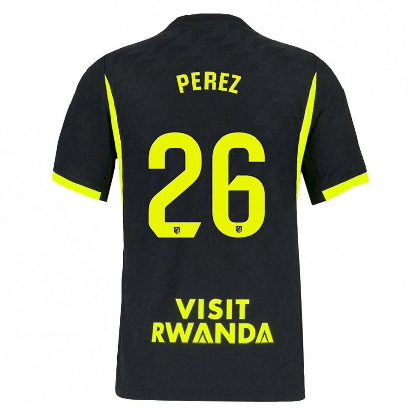 Danxen Mujer Camiseta Xenia Perez #26 Verde Brillante Negro 2ª Equipación 2026/27 La Camisa