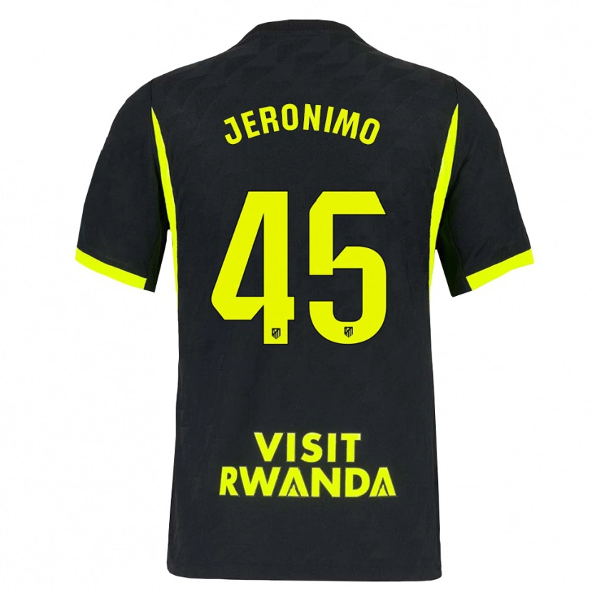 Danxen Mujer Camiseta Isaiah Jeronimo #45 Verde Brillante Negro 2ª Equipación 2026/27 La Camisa