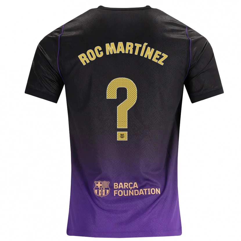 Danxen Mujer Camiseta Roc Martínez #0 Morado Amarillo Negro 2ª Equipación 2026/27 La Camisa