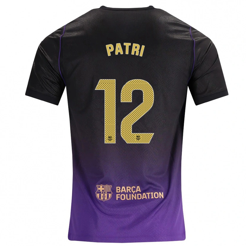 Danxen Mujer Camiseta Patricia Guijarro #12 Morado Amarillo Negro 2ª Equipación 2026/27 La Camisa