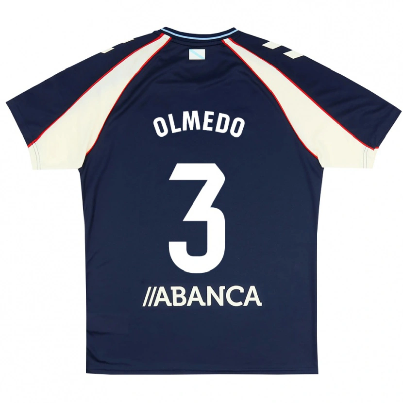Danxen Mujer Camiseta Alexis Olmedo #3 Azul Real Rojo Blanco 2ª Equipación 2026/27 La Camisa
