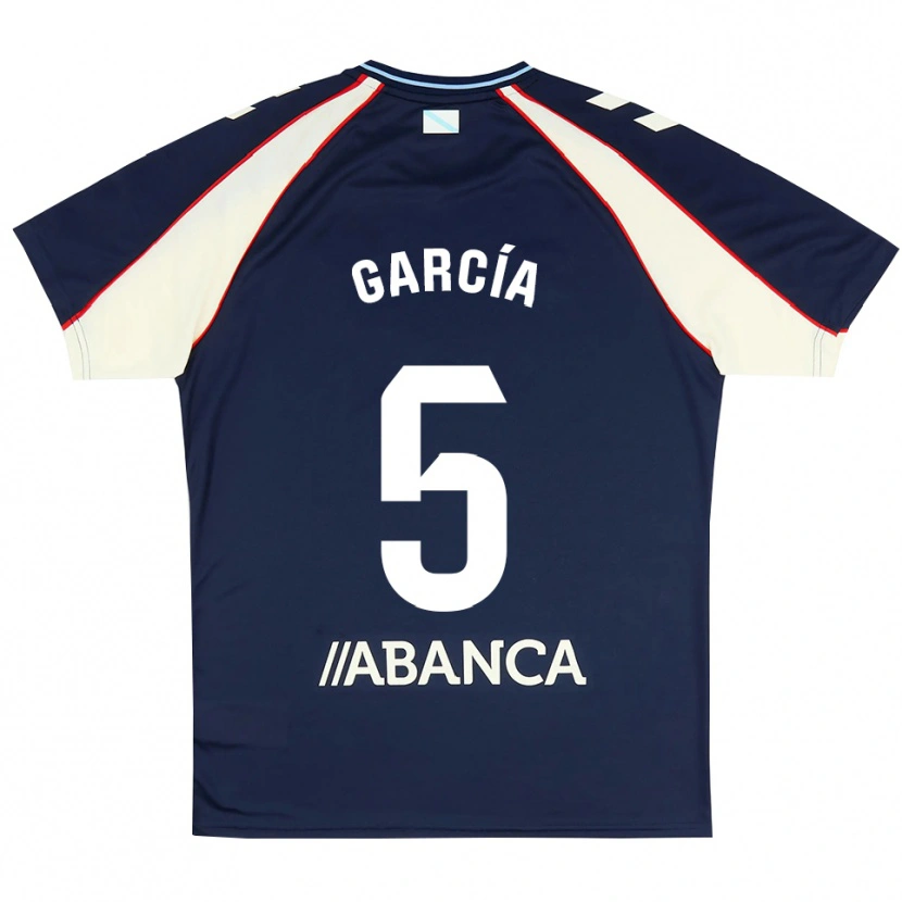 Danxen Mujer Camiseta Noa García #5 Azul Real Rojo Blanco 2ª Equipación 2026/27 La Camisa