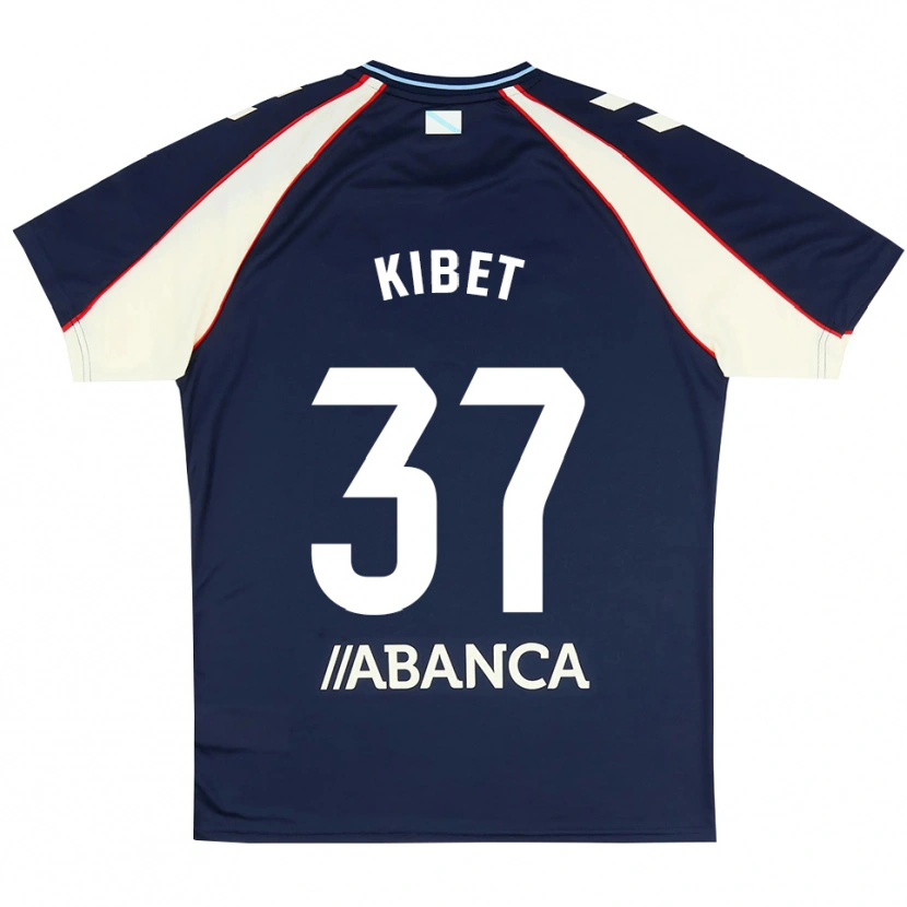 Danxen Mujer Camiseta Aldrine Kibet #37 Azul Real Rojo Blanco 2ª Equipación 2026/27 La Camisa