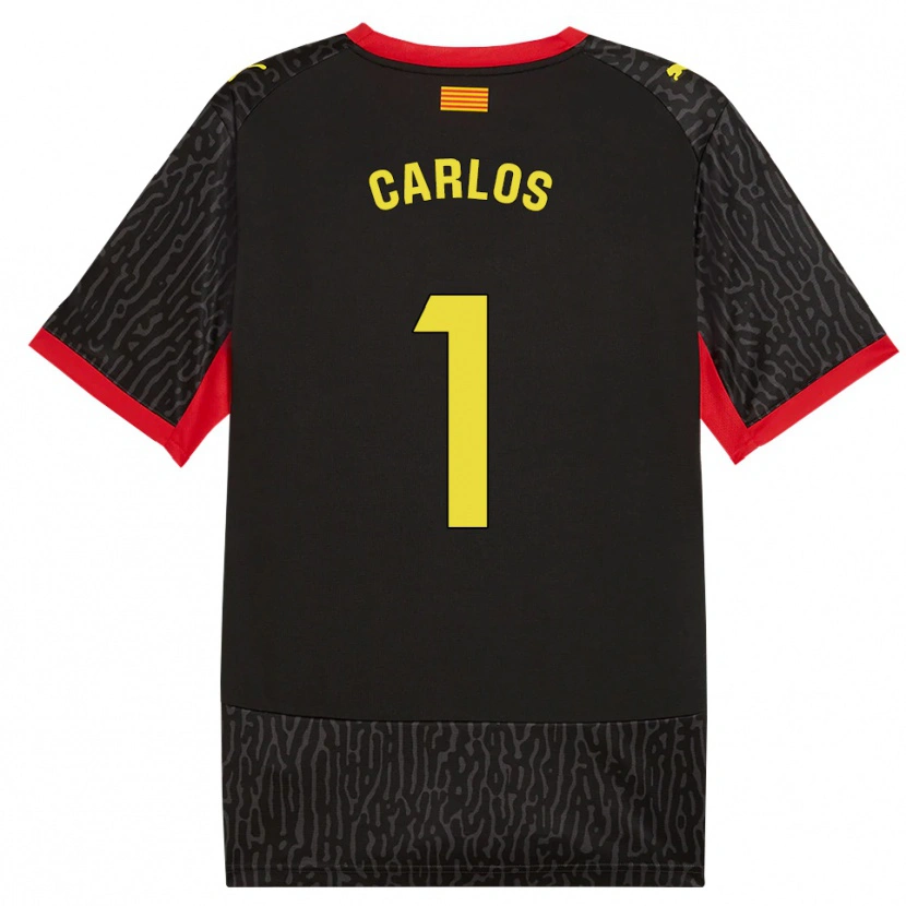 Danxen Mujer Camiseta Juan Carlos #1 Negro Amarillo Rojo 2ª Equipación 2026/27 La Camisa