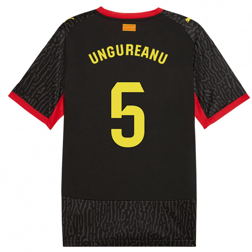 Danxen Mujer Camiseta Bogdan Ungureanu #5 Negro Amarillo Rojo 2ª Equipación 2026/27 La Camisa