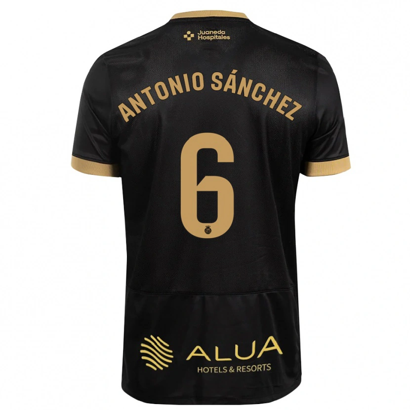 Danxen Mujer Camiseta Antonio Sánchez #6 Marrón Arena Gris 2ª Equipación 2026/27 La Camisa