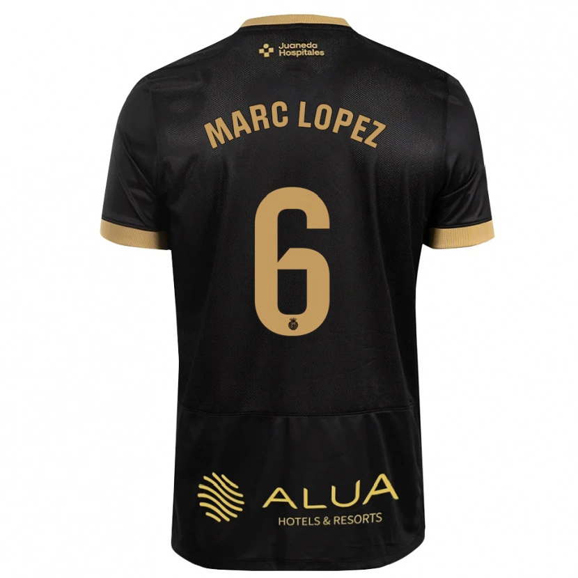Danxen Mujer Camiseta Marc López #6 Marrón Arena Gris 2ª Equipación 2026/27 La Camisa