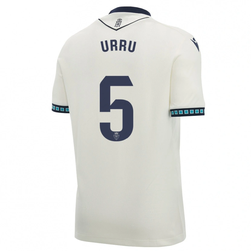 Danxen Mujer Camiseta Irati Urruzola Bermúdez #5 Blanco Negro Azul Cielo Claro 2ª Equipación 2026/27 La Camisa