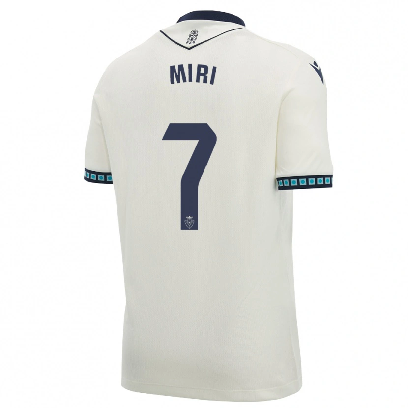 Danxen Mujer Camiseta Miriam Rivas Pinto #7 Blanco Negro Azul Cielo Claro 2ª Equipación 2026/27 La Camisa