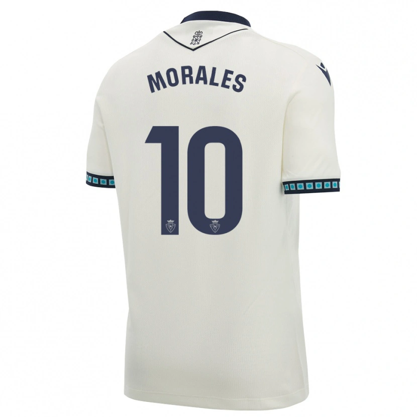 Danxen Mujer Camiseta Anai Morales #10 Blanco Negro Azul Cielo Claro 2ª Equipación 2026/27 La Camisa