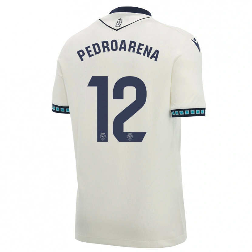 Danxen Mujer Camiseta Martin Pedroarena #12 Blanco Negro Azul Cielo Claro 2ª Equipación 2026/27 La Camisa