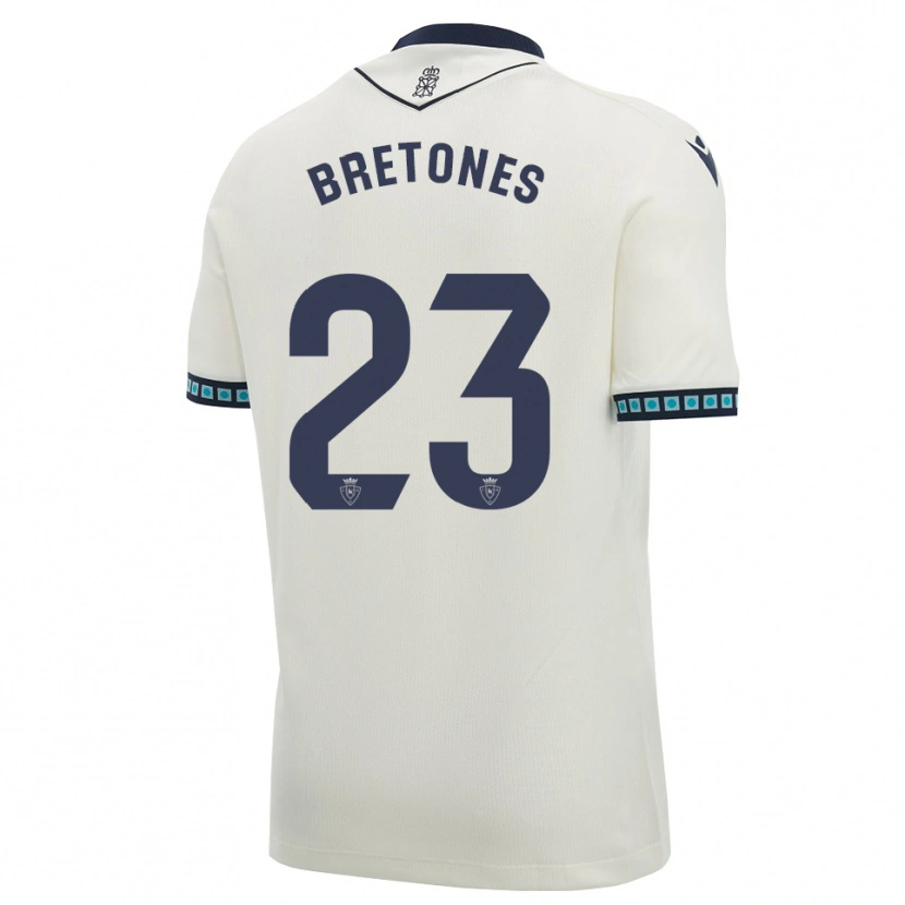 Danxen Mujer Camiseta Abel Bretones #23 Blanco Negro Azul Cielo Claro 2ª Equipación 2026/27 La Camisa