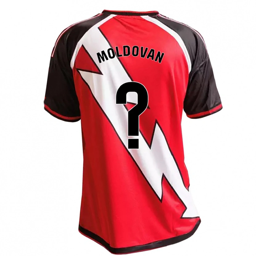 Danxen Mujer Camiseta Daniel Moldovan #0 Rojo Negro Blanco 2ª Equipación 2026/27 La Camisa
