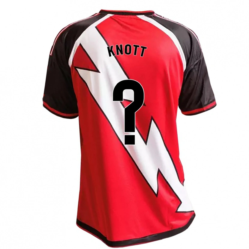 Danxen Mujer Camiseta Stezo Knott #0 Rojo Negro Blanco 2ª Equipación 2026/27 La Camisa