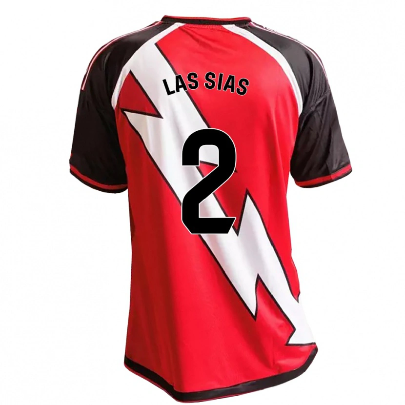 Danxen Mujer Camiseta Marco De Las Sías #2 Rojo Negro Blanco 2ª Equipación 2026/27 La Camisa