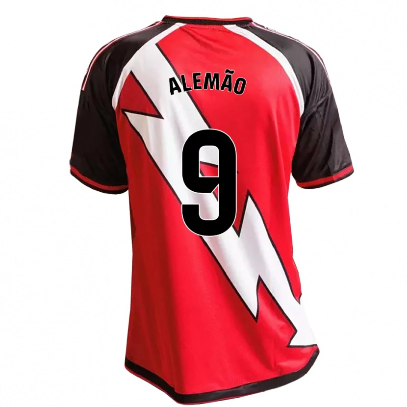 Danxen Mujer Camiseta Alemão #9 Rojo Negro Blanco 2ª Equipación 2026/27 La Camisa