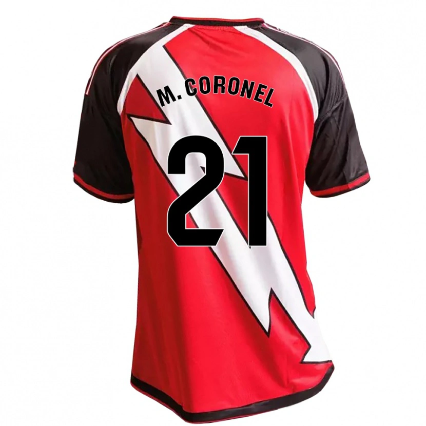 Danxen Mujer Camiseta Mariela Del Carmen Coronel #21 Rojo Negro Blanco 2ª Equipación 2026/27 La Camisa