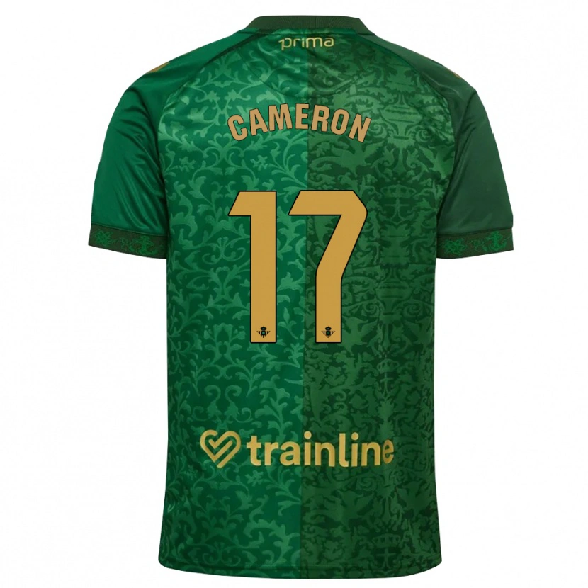 Danxen Mujer Camiseta Tiffany Cameron #17 Verde Bosque Dorado Oscuro 2ª Equipación 2026/27 La Camisa