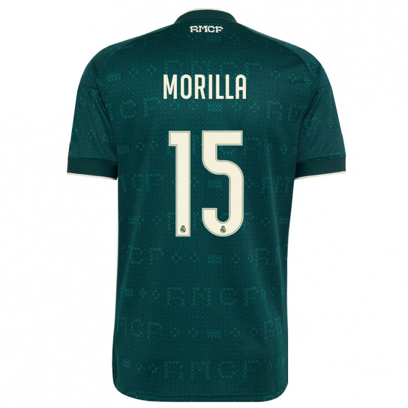 Danxen Mujer Camiseta Jairo Morilla #15 Gris Pizarra Oscuro Blanco 2ª Equipación 2026/27 La Camisa