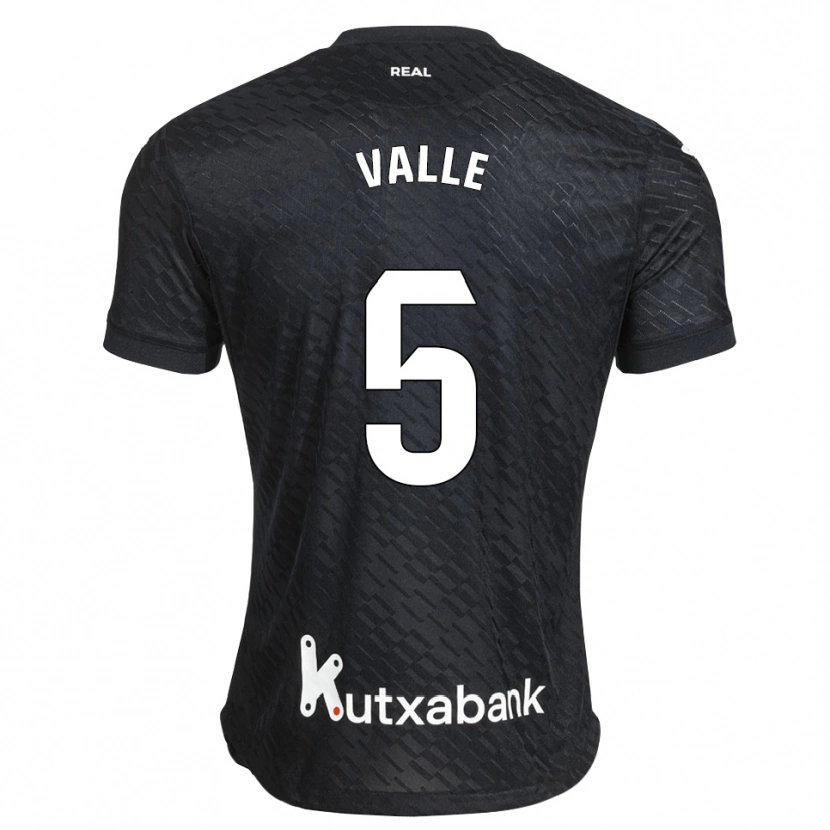 Danxen Mujer Camiseta Maria Valle #5 Negro Blanco 2ª Equipación 2026/27 La Camisa