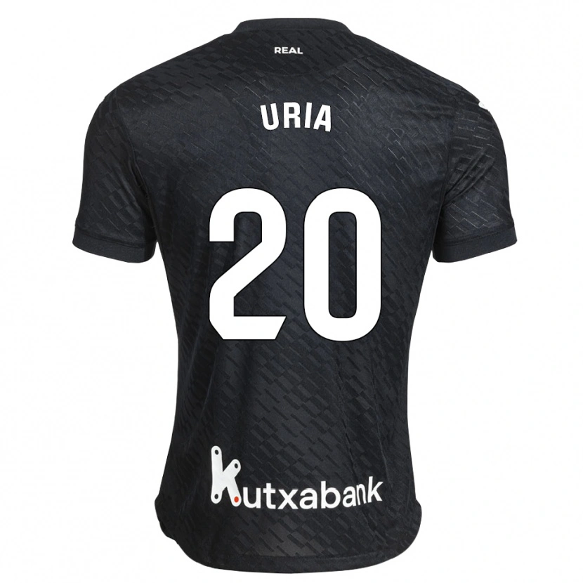 Danxen Mujer Camiseta Mirari Uria #20 Negro Blanco 2ª Equipación 2026/27 La Camisa
