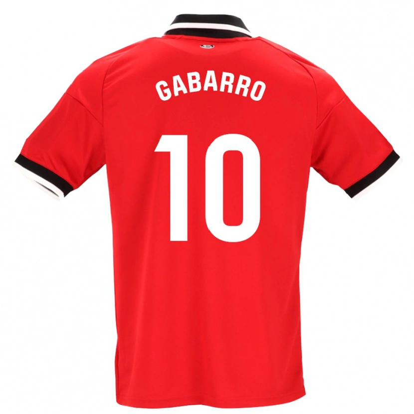 Danxen Mujer Camiseta María Inmaculada Gabarro Romero #10 Negro Blanco Rojo 2ª Equipación 2026/27 La Camisa