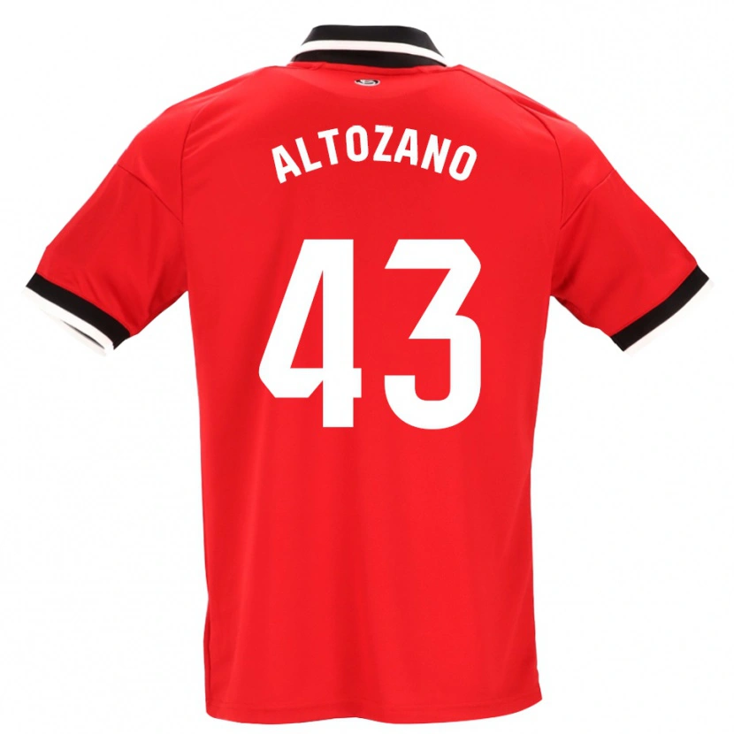 Danxen Mujer Camiseta Edu Altozano #43 Negro Blanco Rojo 2ª Equipación 2026/27 La Camisa