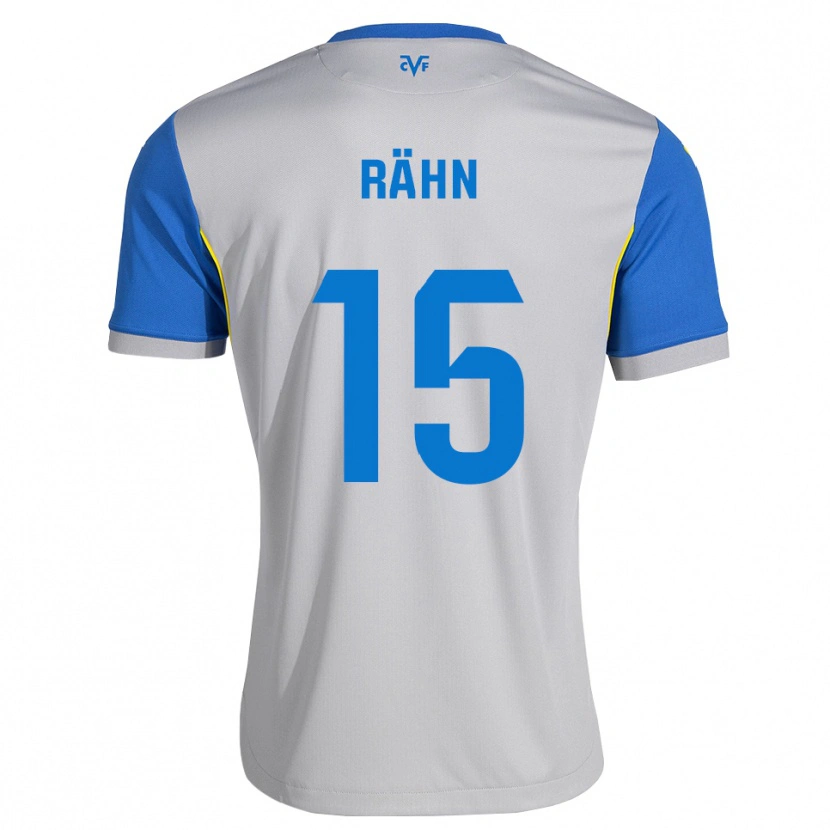 Danxen Mujer Camiseta Ronan Rähn #15 Azul Lanzador Gris 2ª Equipación 2026/27 La Camisa