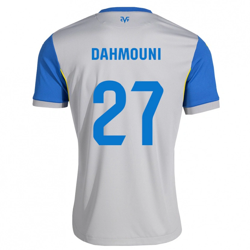 Danxen Mujer Camiseta Moha Dahmouni #27 Azul Lanzador Gris 2ª Equipación 2026/27 La Camisa