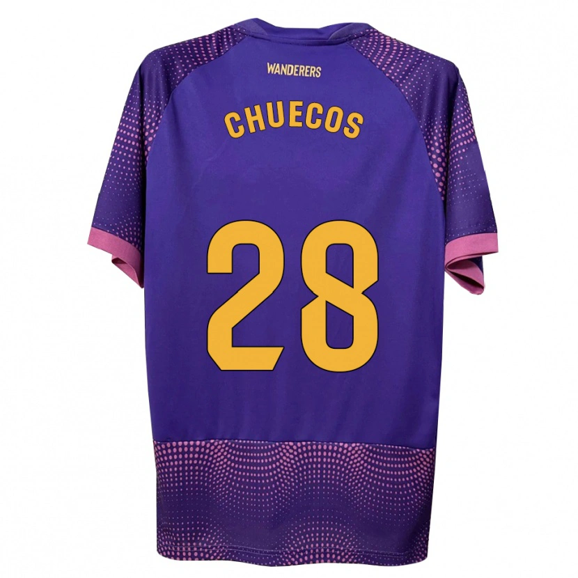 Danxen Mujer Camiseta Dani Chuecos #28 Morado Blanco Rosa 2ª Equipación 2026/27 La Camisa