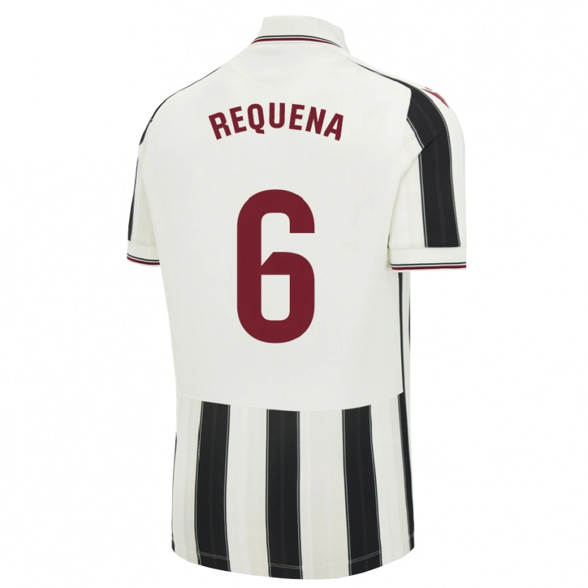 Danxen Mujer Camiseta Dani Requena #6 Negro Blanco Rojo 2ª Equipación 2026/27 La Camisa