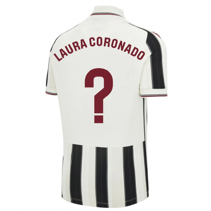 Danxen Mujer Camiseta Laura Coronado Vilchez #0 Negro Blanco Rojo 2ª Equipación 2026/27 La Camisa
