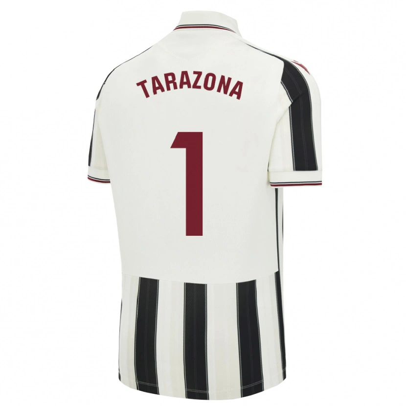 Danxen Mujer Camiseta Andrea Tarazona #1 Negro Blanco Rojo 2ª Equipación 2026/27 La Camisa