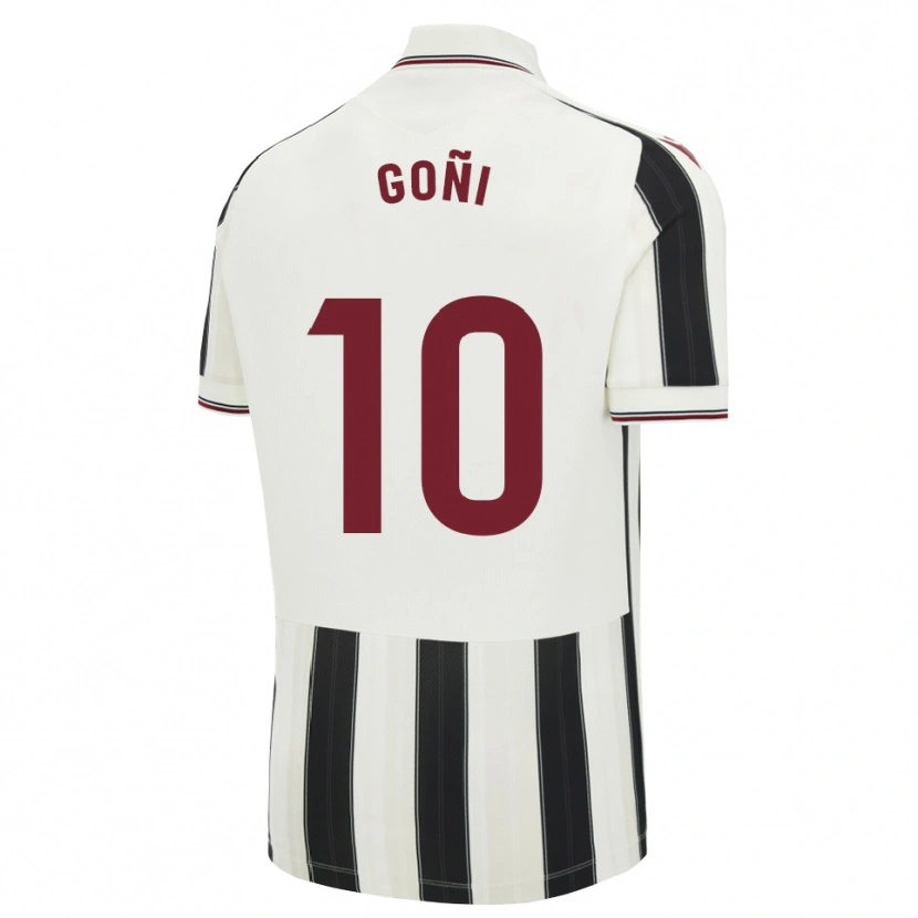 Danxen Mujer Camiseta Hugo Goñi #10 Negro Blanco Rojo 2ª Equipación 2026/27 La Camisa