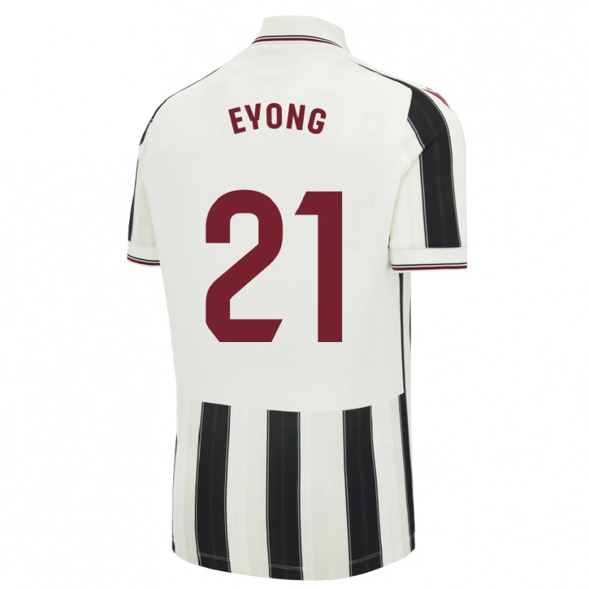Danxen Mujer Camiseta Karl Etta Eyong #21 Negro Blanco Rojo 2ª Equipación 2026/27 La Camisa
