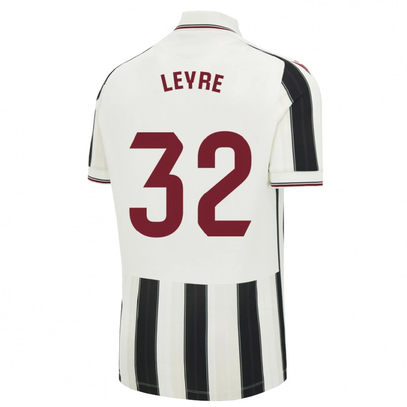 Danxen Mujer Camiseta Leyre Secades #32 Negro Blanco Rojo 2ª Equipación 2026/27 La Camisa