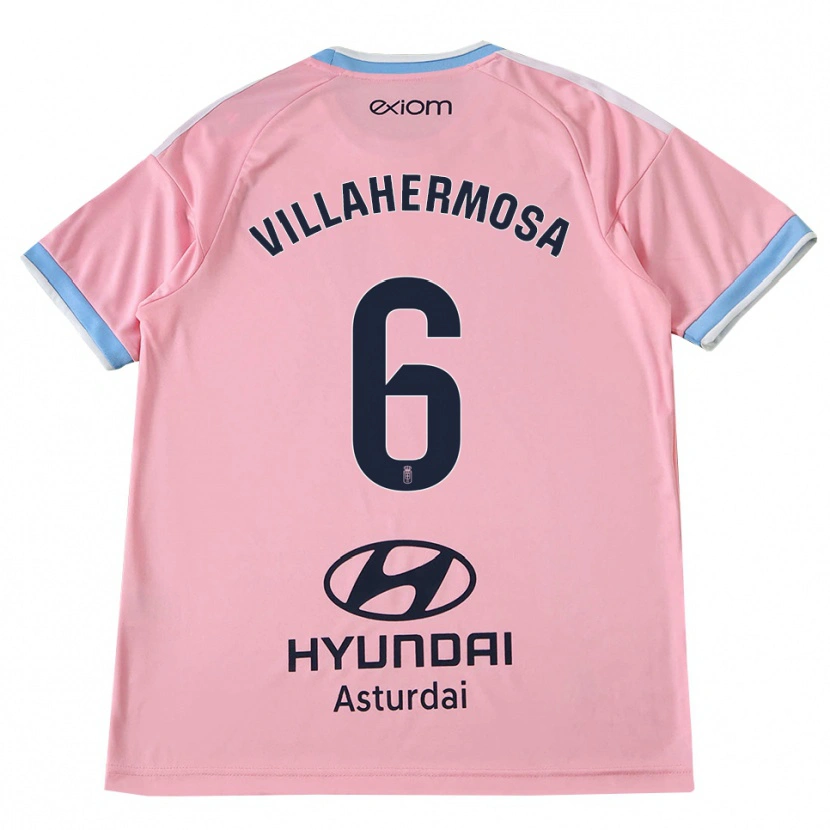 Danxen Mujer Camiseta Dani Villahermosa #6 Azul Aciano Rosa 2ª Equipación 2026/27 La Camisa