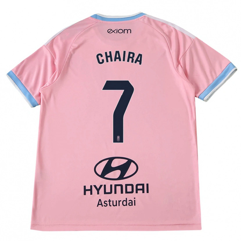 Danxen Mujer Camiseta Ilyas Chaira #7 Azul Aciano Rosa 2ª Equipación 2026/27 La Camisa
