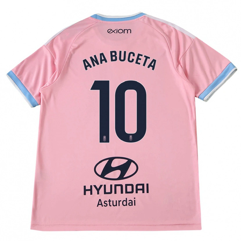 Danxen Mujer Camiseta Ana Buceta #10 Azul Aciano Rosa 2ª Equipación 2026/27 La Camisa