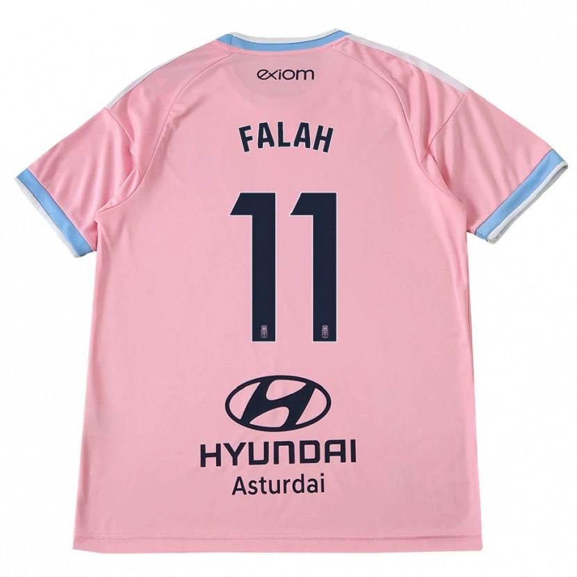 Danxen Mujer Camiseta Omar Falah #11 Azul Aciano Rosa 2ª Equipación 2026/27 La Camisa