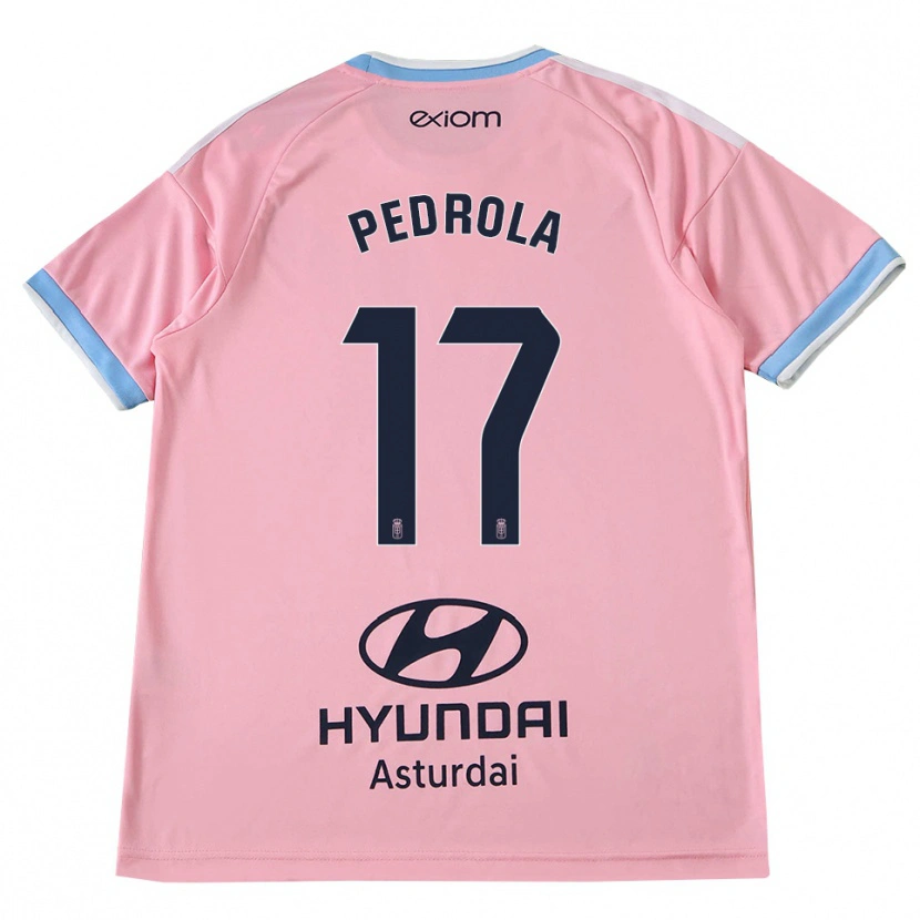Danxen Mujer Camiseta Estanis Pedrola #17 Azul Aciano Rosa 2ª Equipación 2026/27 La Camisa