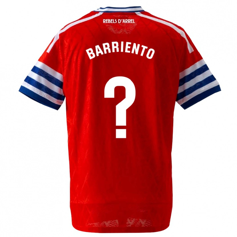 Danxen Mujer Camiseta Darek Barriento #0 Azul Real Rojo 2ª Equipación 2026/27 La Camisa