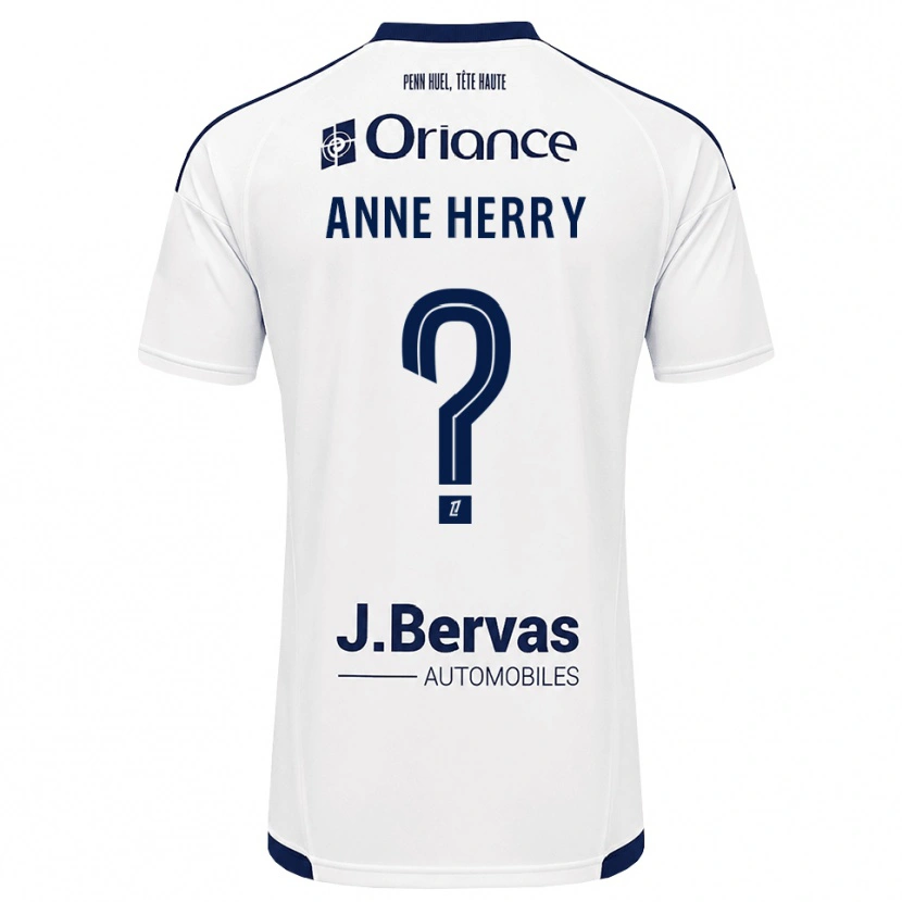 Danxen Mujer Camiseta Lou Anne Herry #0 Azul Marino Blanco 2ª Equipación 2026/27 La Camisa