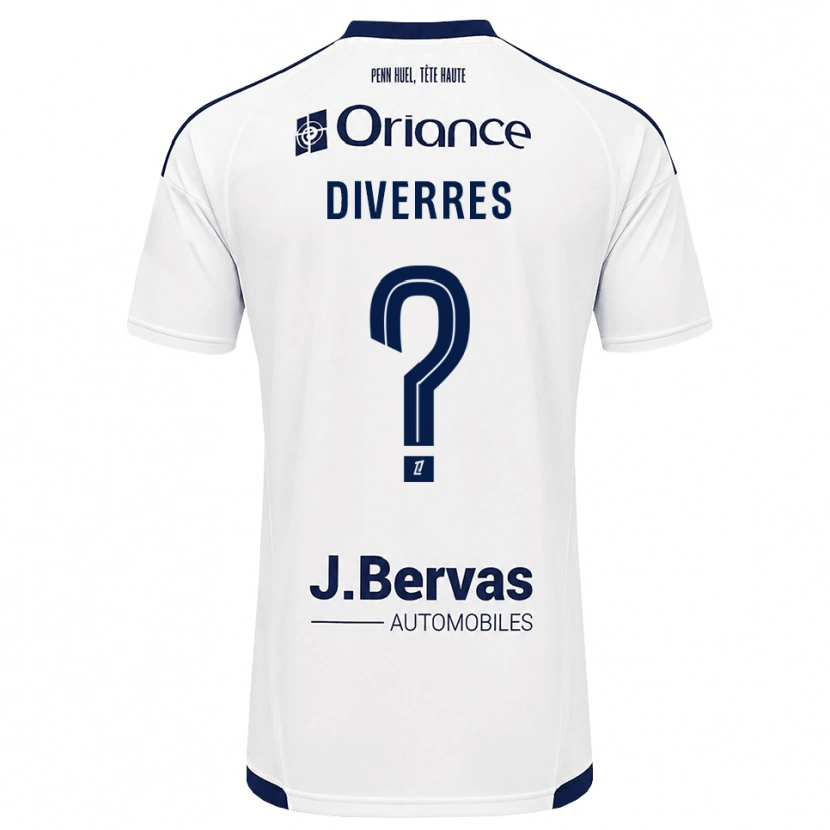 Danxen Mujer Camiseta Emma Diverres #0 Azul Marino Blanco 2ª Equipación 2026/27 La Camisa