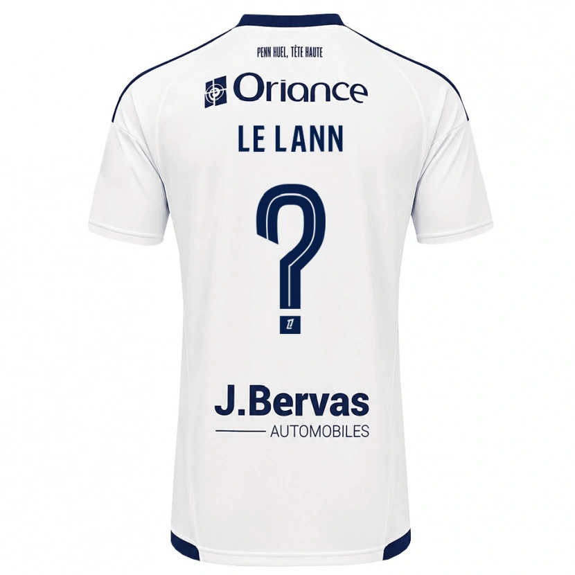 Danxen Mujer Camiseta Lauraleen Le Lann #0 Azul Marino Blanco 2ª Equipación 2026/27 La Camisa